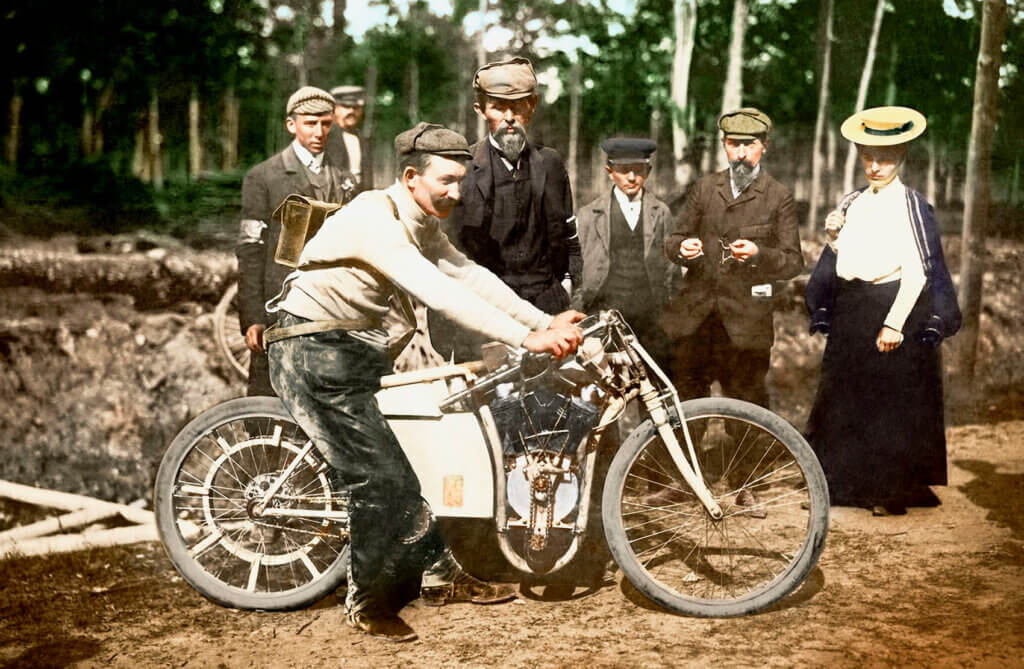 Forløperen til Skoda, Laurin & Klement, vant like godt VM for motoriserte tohjulinger. (Fotos: Skoda)