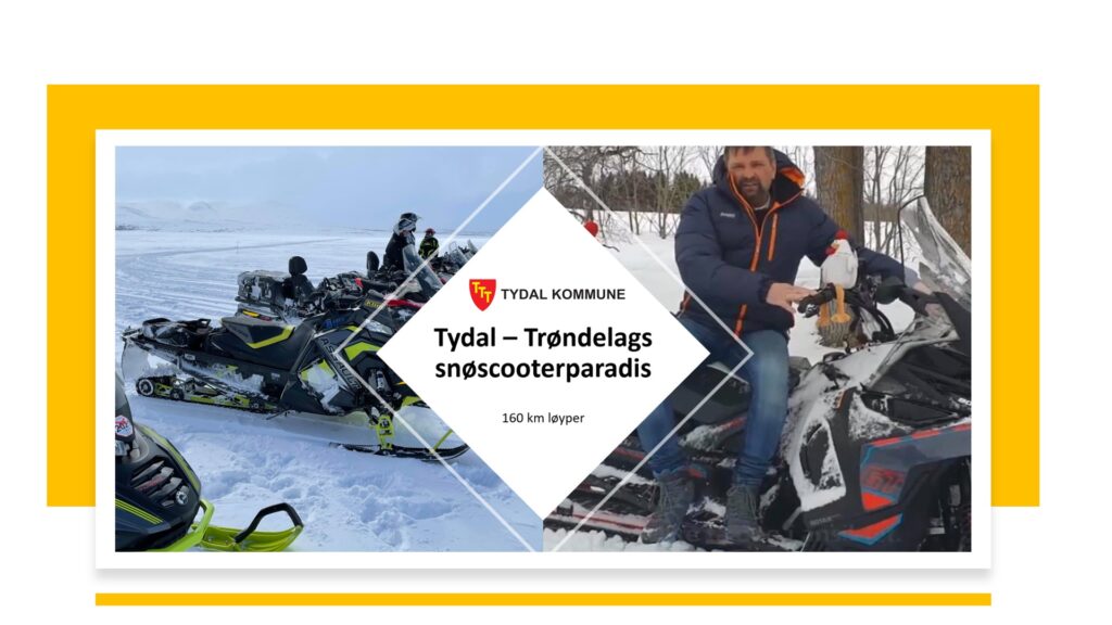 Tydal – Trøndelags snøscooterparadis med 160 km flotte snøscooterløyper