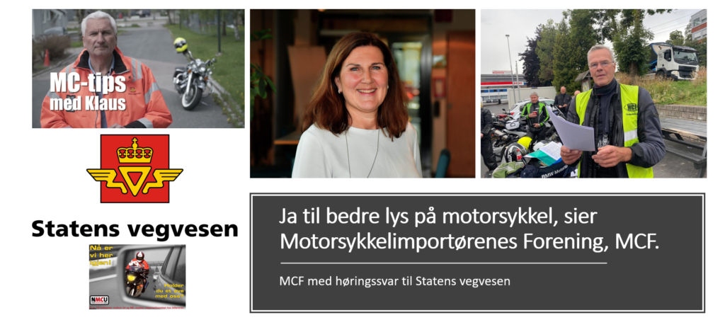 Ja til bedre lys på motorsykkel, sier Motorsykkelimportørenes Forening, MCF, i høringssvar til Statens vegvesen