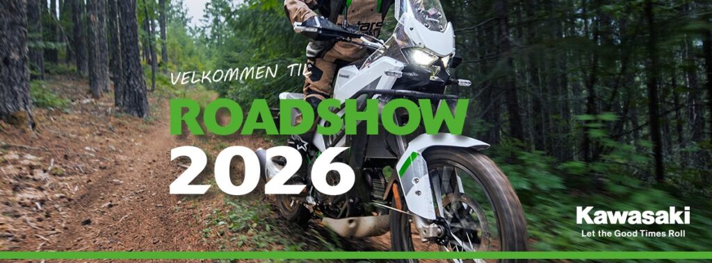 Kawasaki inviterer til Roadshow 2026 – prøvekjør årets nyheter!