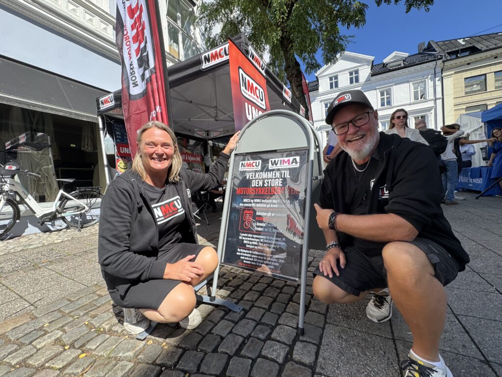 NMCU teller ned til motorsykkeldebatten i Arendalsuka: – Motorsyklistens stemme må bli hørt